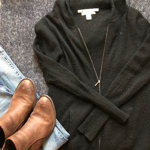 Cashmere Hooded Zip-Up